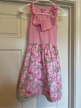 Lilly Pulitzer Girls Brit Dress - Pink Colony